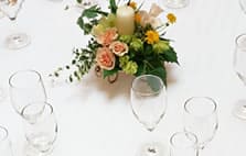 整ったテーブル